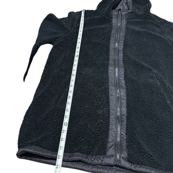 1 Madison Expedition Women's Jacket Size L Black Fuzzy Zipped Hoodie Insulated - Picture 13 of 14